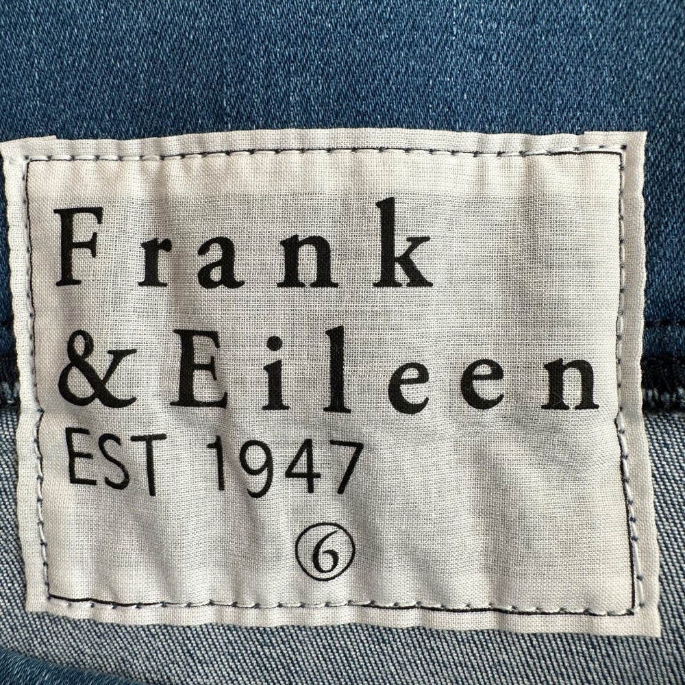 Frank & Eileen Donegal Denim Skirt Size 6 Pull on Slits Western Cowgirl USA Made - Picture 3 of 16